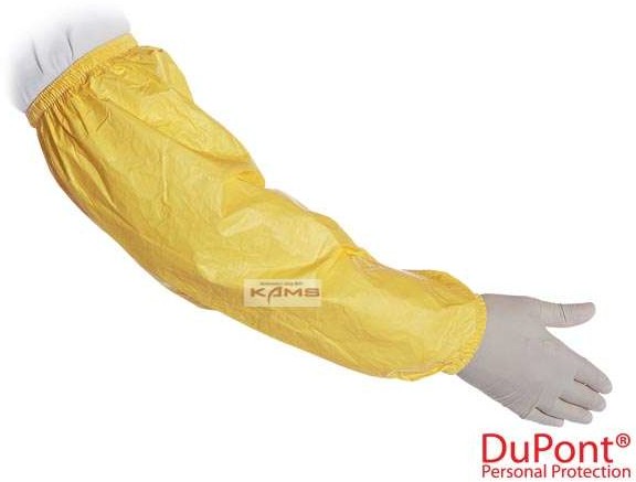 Dupont TYCH-C-SL - zarękawek, materiał Tychem C, szwy szyte i zaklejone taśmą, szertokie ściągacze - 50 cm.