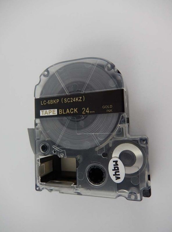 Epson LK-SC24KZ, 24mm x 9m, złoty druk / biały podkład, taśma zamiennik