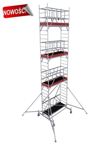 Krause Rusztowanie aluminiowe PROTEC XS wys.rob. 8,80 m (942166)