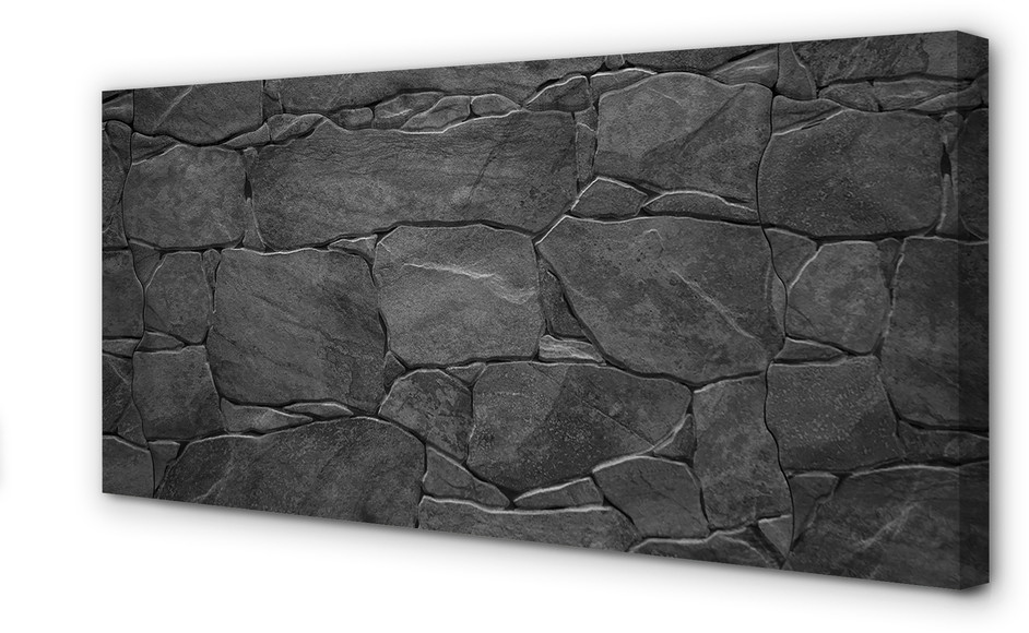 PL Tulup Obrazy na płótnie Kamień ściana mur 100x50cm