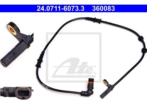 ATE Czujnik, prędkość obrotowa koła 24.0711-6073.3