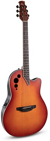 Applause Applause AE48-1l Elite Super Shallow Cutaway elektroakustyczna gitara basowa, satynowa honeyburst AP521228