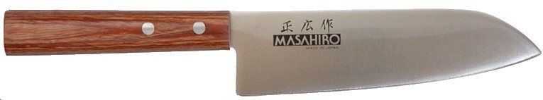 Masahiro Nóż Masahiro Sankei Santoku 165mm brązowy [35921] 35921