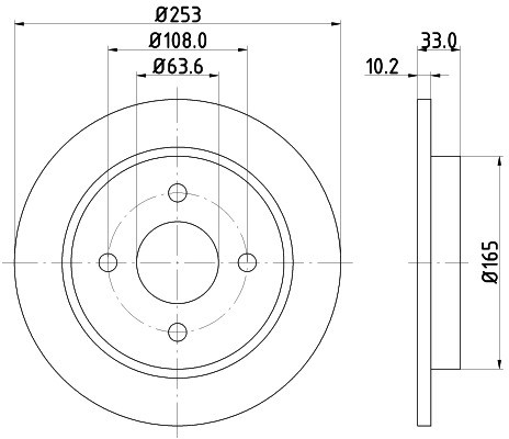 HELLA PAGID Tarcza hamulcowa PAGID 8DD355105-661
