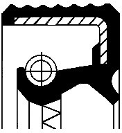 CORTECO Pierżcień uszczelniający wału, różnicowy 12017069B