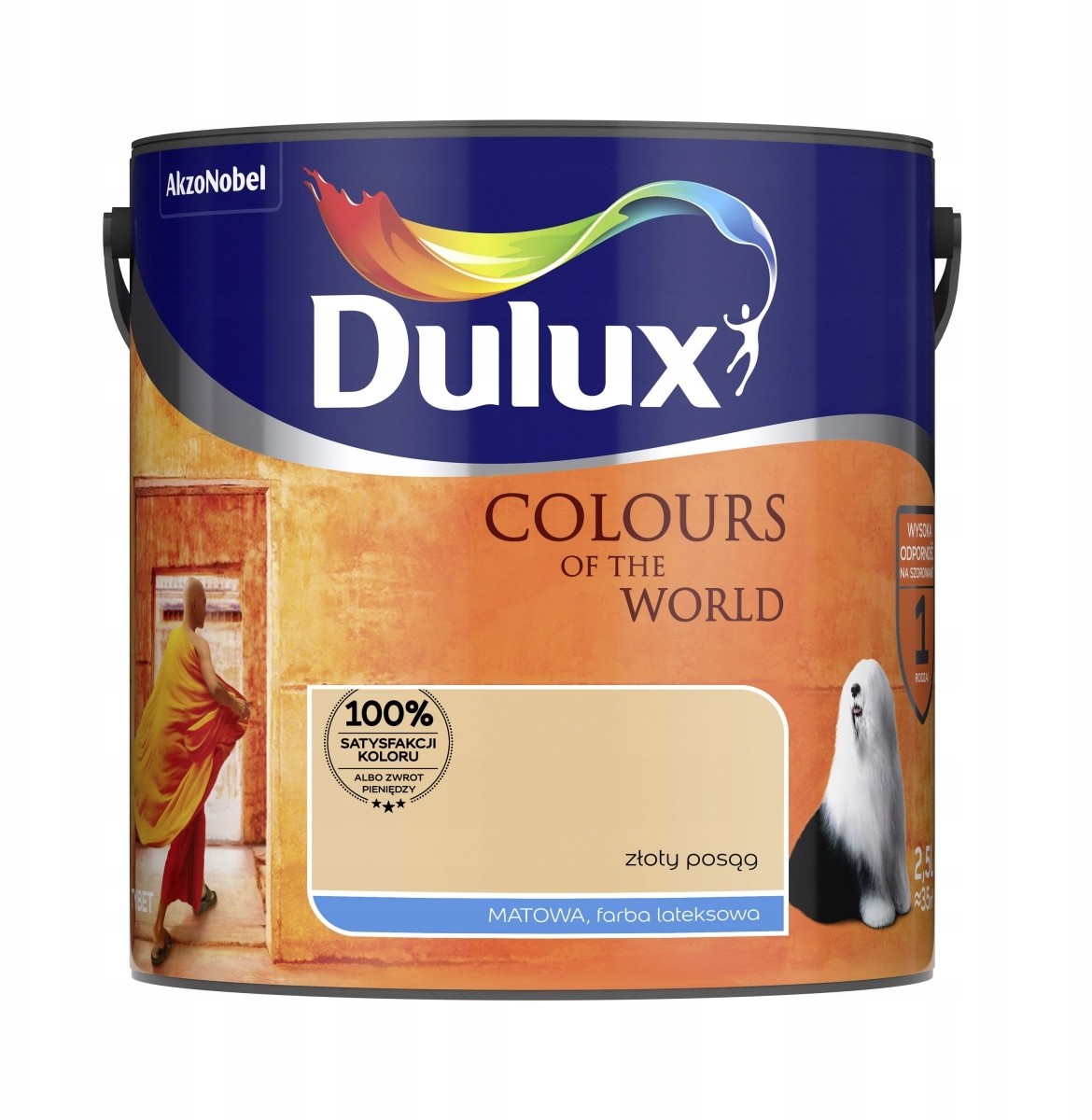 Dulux Dulux Kolory Świata 2,5L Złoty Posąg farba matowa