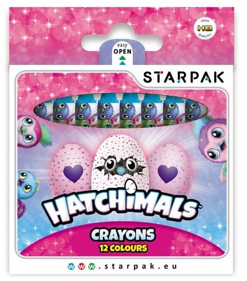Spin Master Hatchimals Kredki Wosk 12 kolorów pudełko 12/144