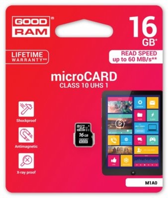 Goodram MicroSD 16GB UHS-I (M1A0-0160R11)