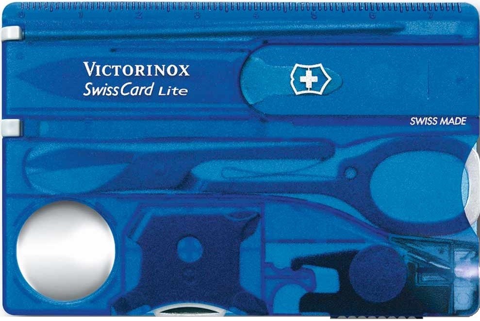 Victorinox zestaw SwissCard Lite niebieski