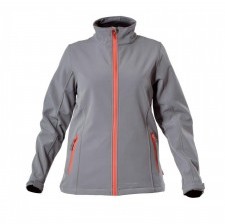LAHTI PRO Kurtka Soft-shell szaro-pomarańczowa damska rozmiar XXL L4090405 LPL4090405