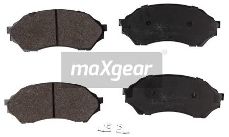 MaxGear Zestaw klocków hamulcowych, hamulce tarczowe 19-1142