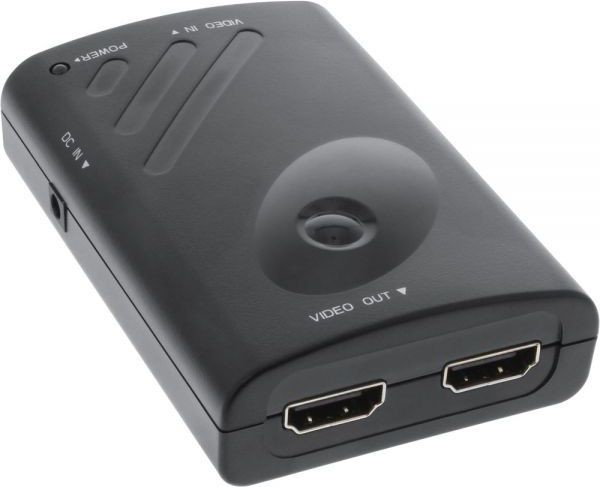 InLine DisplayPort 2x HDMI Splitter + Funkcja Video Wall FullHD 57821A