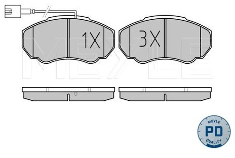 Wulf Gaertner Autoparts Zestaw klocków hamulcowych, hamulce tarczowe Wulf Gaertner Autoparts 025 239 1719/PD