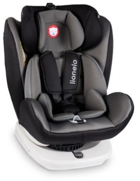 LIONELO   Bastiaan Isofix 0-36 kg szary