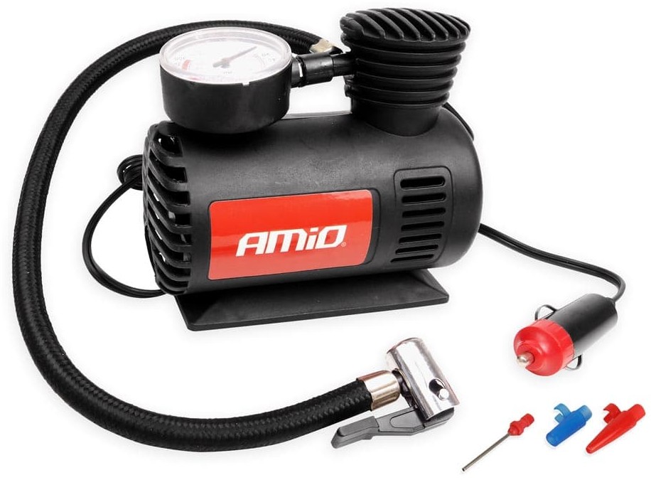 AMiO Kompresor samochodowy mini 12v acomp-14