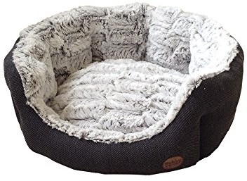 Nobby łóżko komfortowe owalne Cacho - dla psów i kotów, ciemnoszary 60513