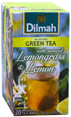 Dilmah Green Tea Lemongrass & Lemon 20 torebek 3438