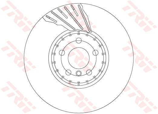 TRW Tarcza hamulcowa DF6891S DF6891S
