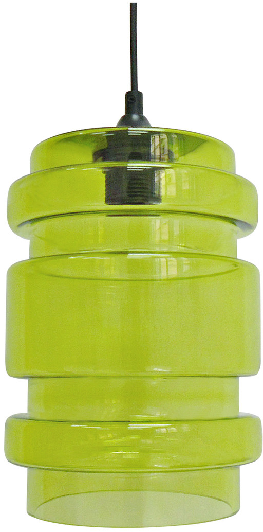 Candellux Lampa Wisząca Decorado 18 1X60W E27 Klosz Zielony 31-36650-Z