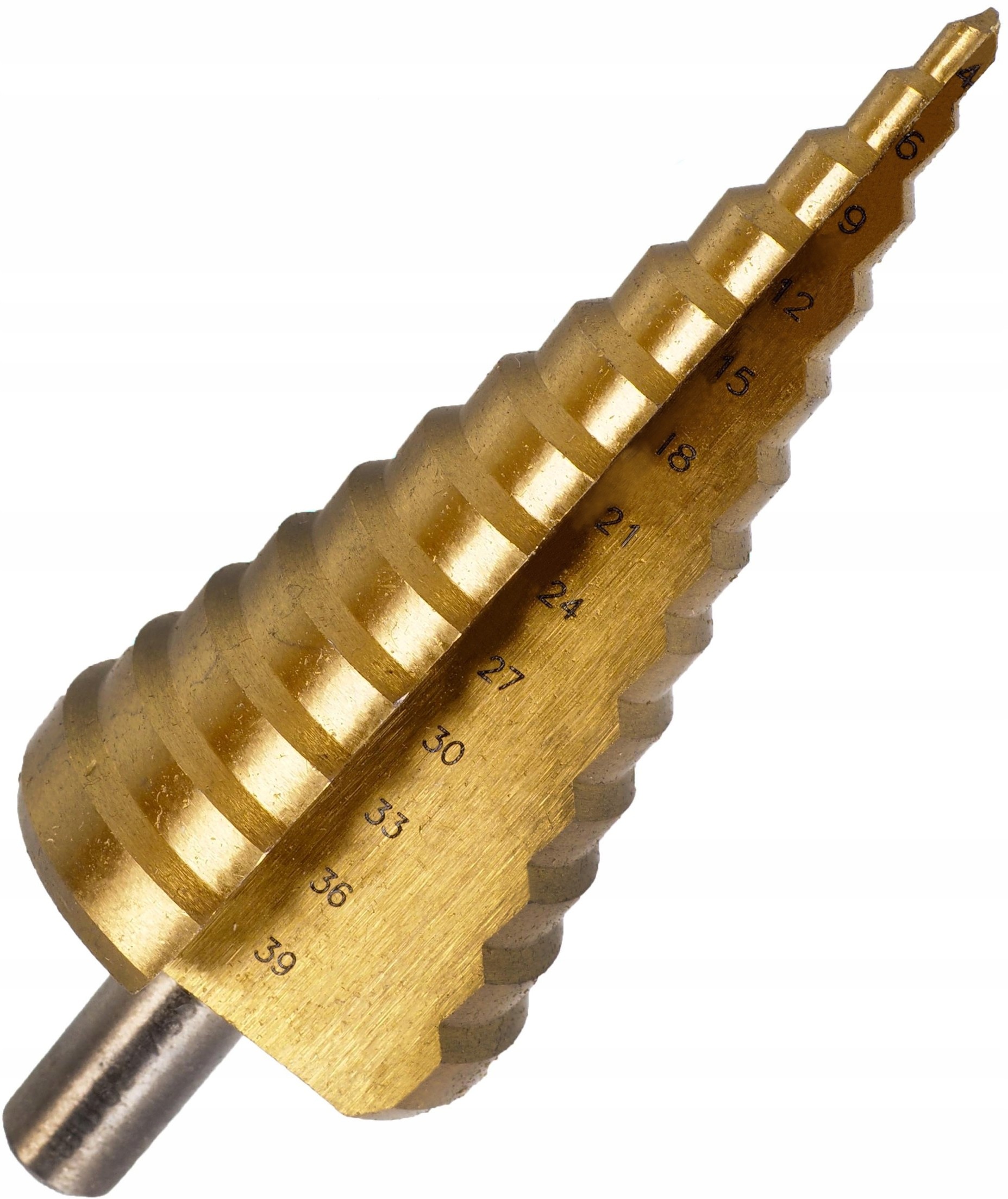 HSS Wiertło Stożkowe Stopniowe Tytan 4-39mm