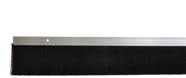 B-harko Listwa uszczelniająca ze szczotką 14 mm kątowa aluminiowa 1mb