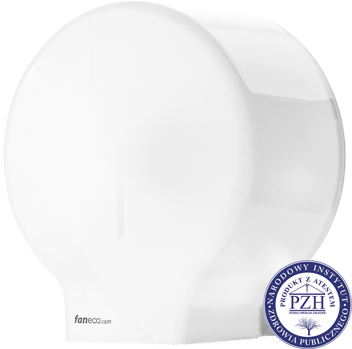Faneco Pojemnik na papier toaletowy ECO plastik biały J18POW