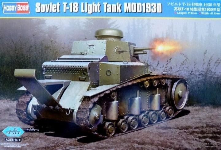 Hobby Boss Sowiecki czołg lekki T-18 wersja 1930 83874