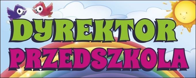 Tabliczka Dyrektor Przedszkola ZT009
