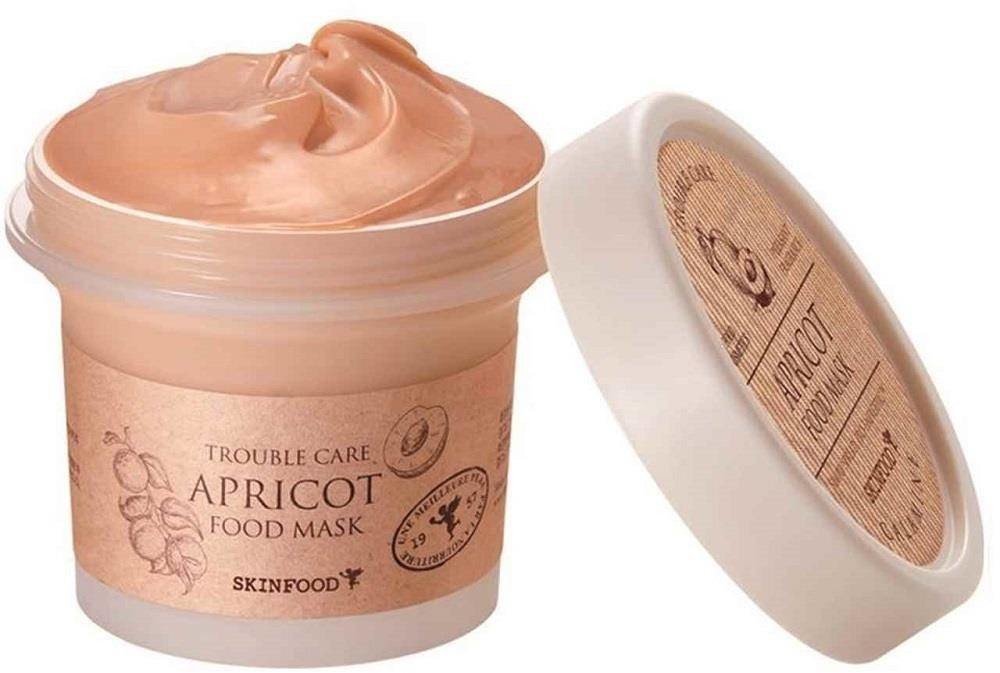 SKINFOOD Apricot Food Mask oczyszczająco-łagodząca maska z ekstraktem z brzoskwini 120g 103374-uniw