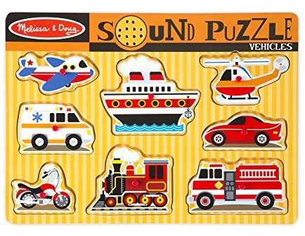 Melissa & Doug grające puzzle pojazdy-pasujące Coole Kids-baterie w zestawie