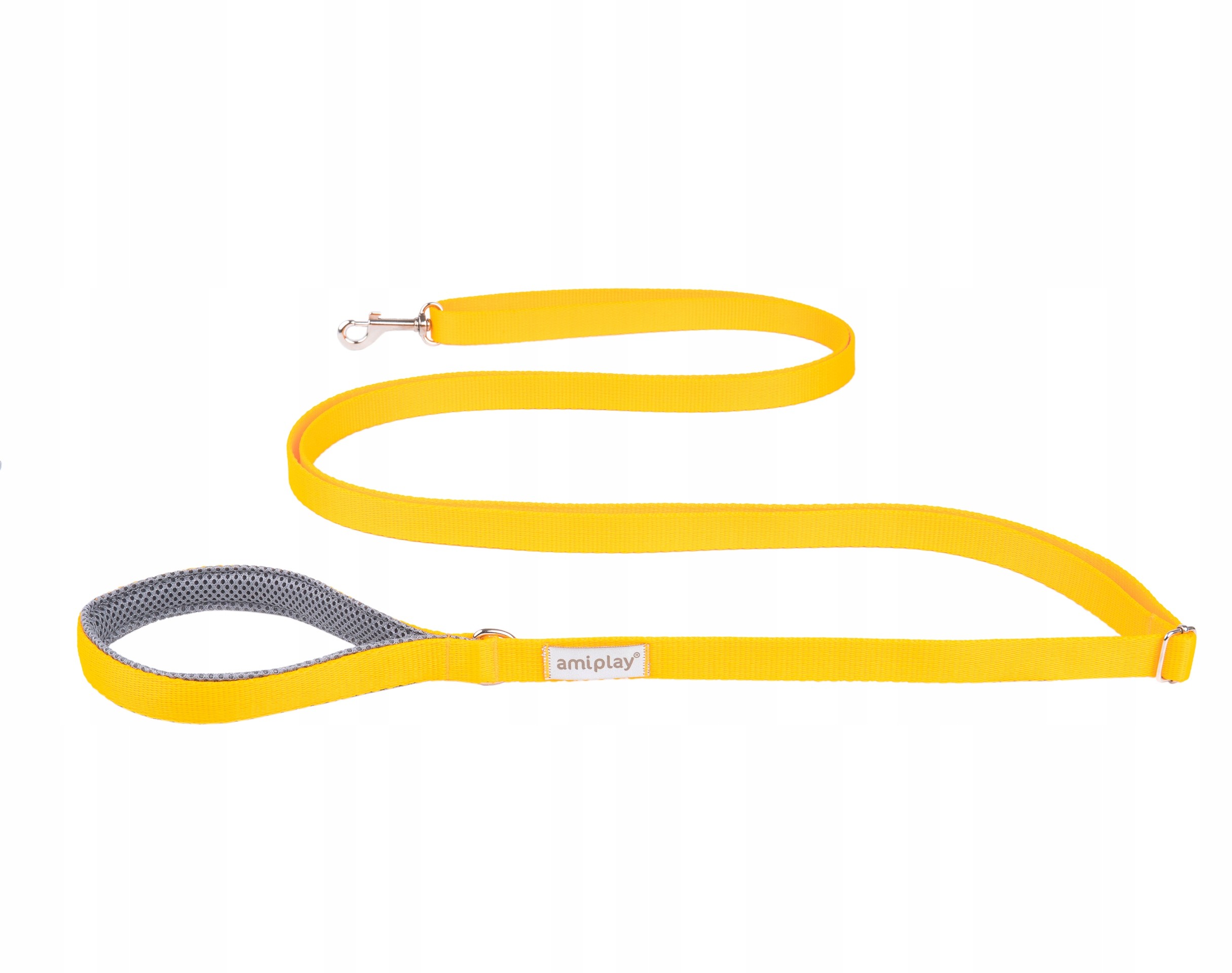 Ami Play Smycz regulowana L 1,6-3m x 2,5cm żółta