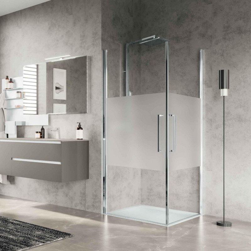 Novellini Young Plus 2G 89-91x200 cm szkło przezroczyste YPLUS2G89L-1K