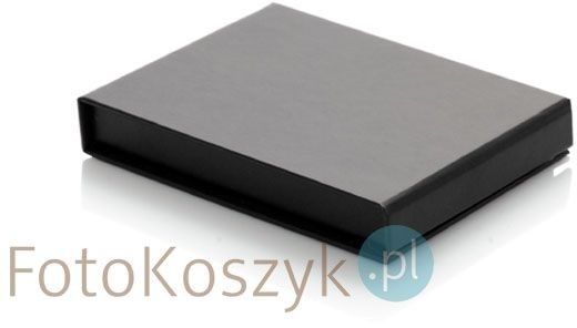 Czarne, uniwersalne pudełko na pendrive (magnes)