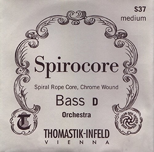 Thomastik Saiten für Kontrabass Spirocore Spiralkern Solostimmung Satz 3/4 mittel für Mensur bis 1040-1060 mm / 41-41.7