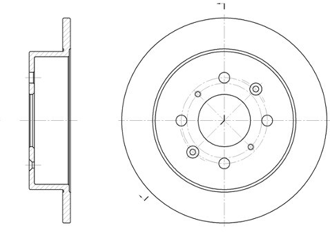 Roadhouse Tarcza hamulcowa 6521.00