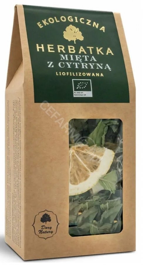 Dary Natury herbatka mięta z cytryną liofilizowana EKO 25 g