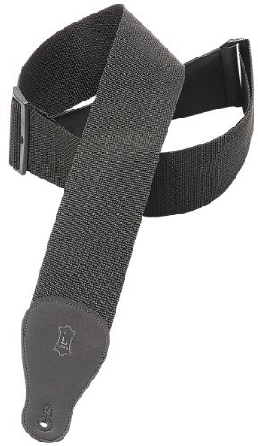 Levy's Levy's 7,5 cm polipropylenowy pasek do gitary X-Long - czarny M8P3-XL-BLK