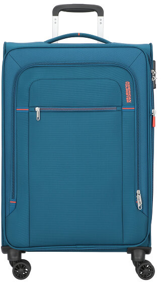 American Tourister Crosstrack Walizka na 4 kółkach 67 cm navy/orange 133190-6032