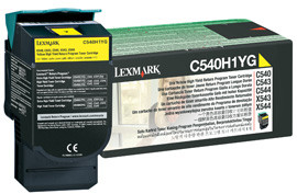 Lexmark Toner Lexmark yellow | zwrotny | 2000str | C540 / C543 / C544 / C546 / X543/4/6/ C540H1YG