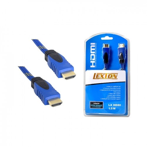. Kabel HDMI-HDMI 1,5m niebieski v1.4 blis 8_662470