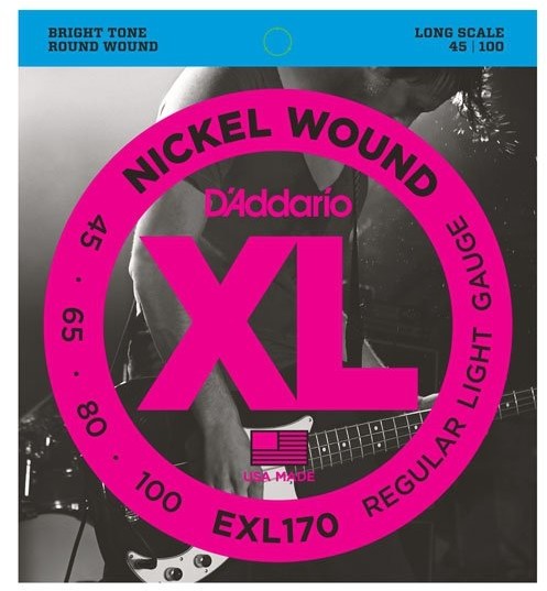 DAddario EXL170 struny do gitary basowej 45-100 DADEXL170SGB