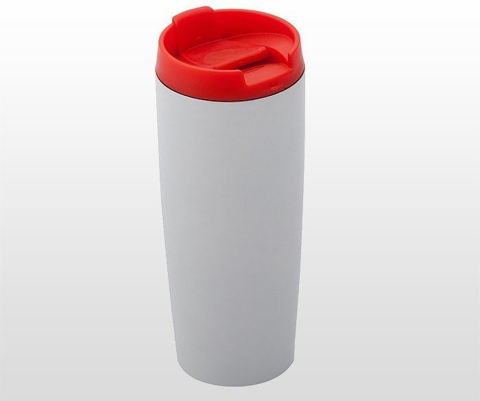Termio Kubek termiczny 390 ml LADY PLUS (biało-czerwony) LADY PLUS (biało-czerwony)