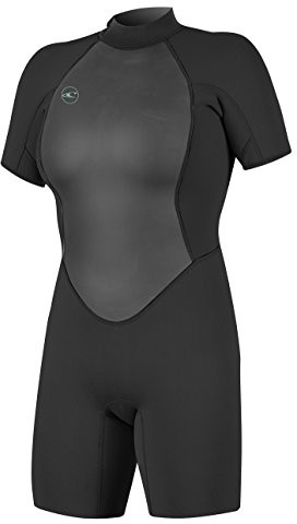 ONEILL wetsuits Damen Women's Reactor II 2 MM Back Zip Spring Wetsuit, czarny, 8 US 5043-A00-8