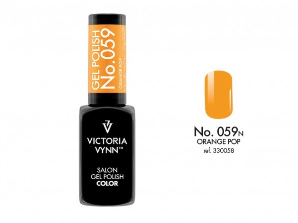 VICTORIA VYNN Lakier hybrydowy GEL POLISH COLOR Orange Pop nr 059 VICTORIA VYNN - 8 ml VIC000278