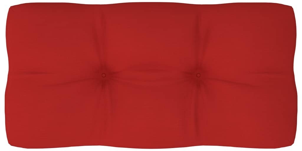 vidaXL Poduszka na sofę z palet, czerwona, 80x40x12 cm