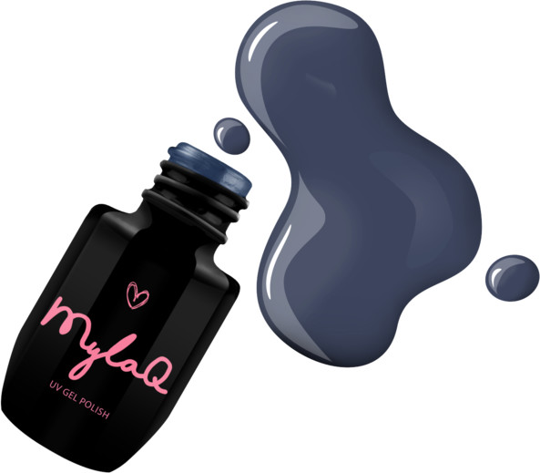 MyLaq Lakier Hybrydowy MylaQ My Silver Cloud - 5 ml M051