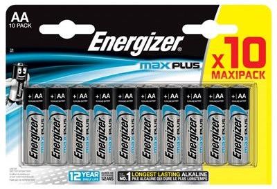 Energizer Bateria Max Plus, AA, LR6, 1,5V, 10szt. EN-423310