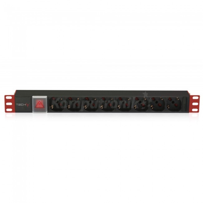 Techly Listwa zasilająca PDU Rack 19