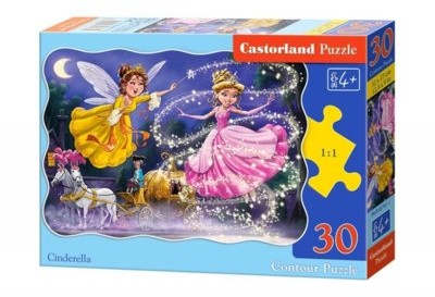 Nieprzypisany Puzzle 30 elementów Cinderella 5904438003235