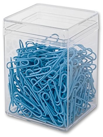 Victory Office Products Victory Office Products 60286H300-071 spinacze biurowe 28 mm 300 sztuk jasnoniebieskie pokryte tworzywem sztucznym 60286H300-071